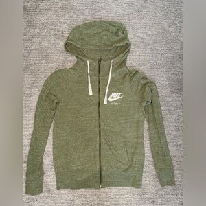 Nike Olive Full-Zip Hoodie